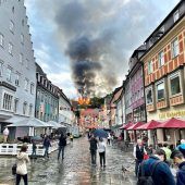 Großbrand bei der Aktienbrauerei