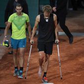 Zverev: Turnier-Aus auf Krücken