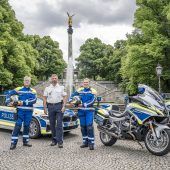 Die Blaulicht-Eskorte für die Mächtigen