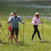 Polizei zufrieden, Gastronomie fühlt  sich vernachlässigt Boris Johnson beim Frühsport im Ferchensee