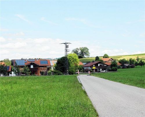 Am südwestlichen Ortsrand von Abersdorf sollen zwei Grundstücke überplant werden. Foto Reisner