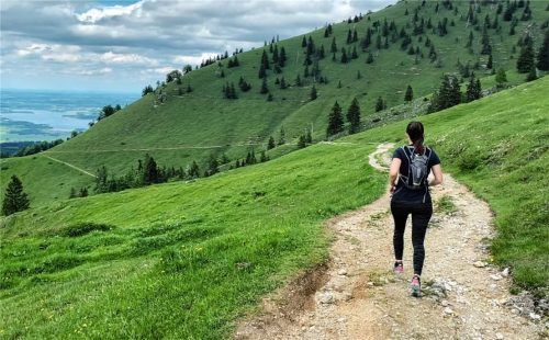Besonders schöne Aussicht: Trailrunning auf der Kampenwand. Fotos Heinz