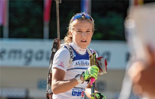 Biathletin Anna Weidel will sich mit guten Leistungen im Weltcup für die Weltmeisterschaft empfehlen. Foto Wukits