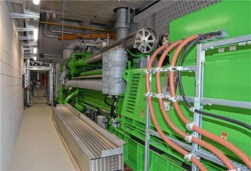 Erst im Juni haben die Stadtwerke ein 30 Millionen Euro teures Kraftwerk in Betrieb genommen, das einen Gasmotor mit einer Wärmepumpe kombiniert. Foto Schlecker