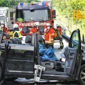 Bei Zusammenstoß schwer verletzt