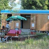 Bauwagen als Ort der Begegnung