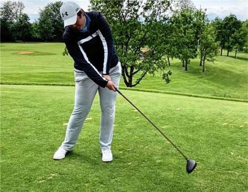 Die beste Höslwanger Dame: Andrea Breitner. Foto GC Höslwang