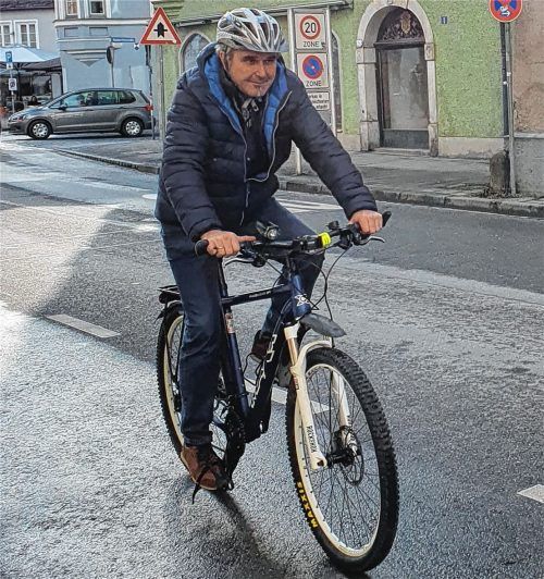 Ein Mann mit vielen Plänen: Olaf Fröhlich ist seit sechs Monaten der Radverkehrsbeauftragte der Stadt Rosenheim. Foto Stadt Rosenheim