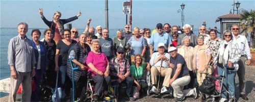Ein paar Tage abschalten kann die Reisegruppe am Gardasee.Foto Auer