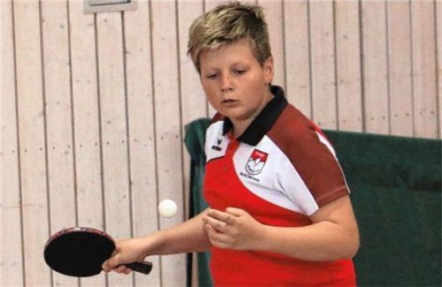 Moritz Trautwein vom SV/DJK Heufeld wurde Vierter in der Altersklasse U13.Foto Gerhard Erlich