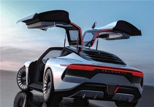 Sind fest mit der Marke DeLorean verbunden: die Flügeltüren. Foto Autoren-Union Mobilität/DeLorean