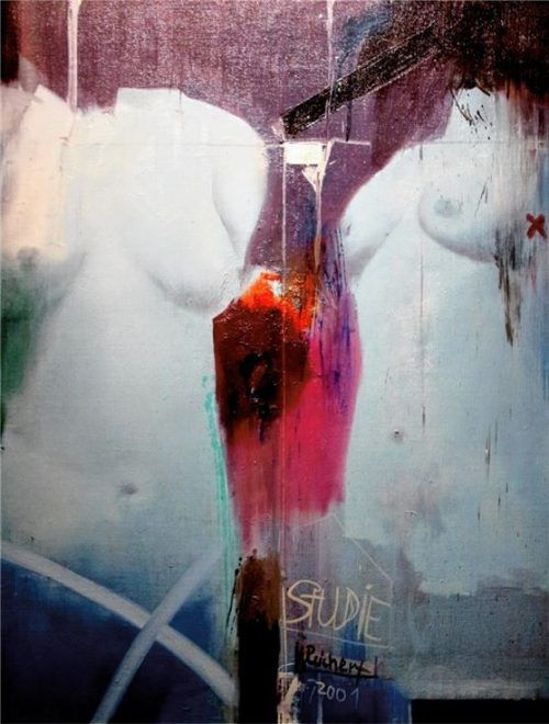 „Studie“ von Willy Reichert,, Öl auf Leinwand Foto C. Teine