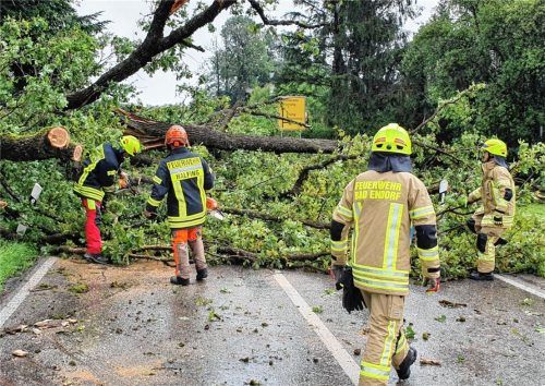 Unwetter-Welle: Extremwetterereignisse wie vergangenen Sommer in der Region Rosenheim mehren sich, sagen Experten. Fotos re