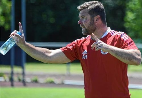 1860-Rosenheim-Trainer Florian Heller: „Wir haben noch einige Baustellen.“Foto Franz Ruprecht