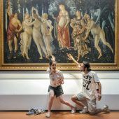 Klima-Protest im Museum