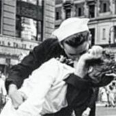 Siegerfoto zeigt „V-J Day in Times Square“