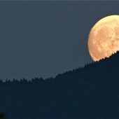 Supermond über dem Feichteck