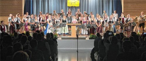 Beeindruckend: Das Konzert der Jugendkapellen aus Samerberg, Neubeuern und Rohrdorf begeisterte. Foto re