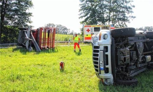Bei diesem Unfall wurden drei Männer verletzt. Foto Reisner