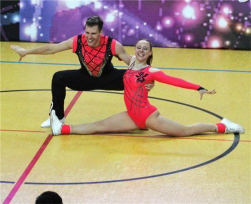 Christina Lampeter und Christian Gartmeier schrammten um 0,01 Punkte am Treppchen vorbei und belegten Platz vier.