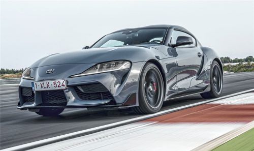 Den Toyota GR Supra gibt es auch mit manuellem Getriebe. Foto Autoren-Union Mobilität/Toyota