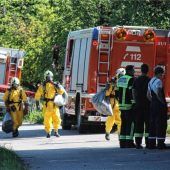 Chlorgemisch läuft in Transporter aus