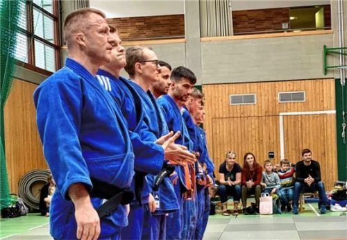 Die Judoka des TuS Prien gewannen gegen den TuS Töging. Foto privat