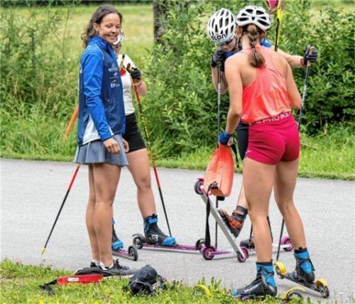Elisabeth Schicho absolvierte mit ihren Schützlingen ein Trainingslager im Chiemgau.Foto Ernst Wukits