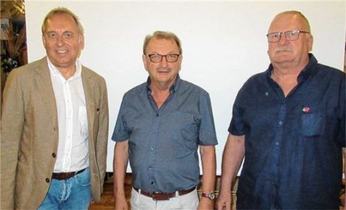 Große Pläne für die Verdi-Senioren haben (von links) Geschäftsführer Robert Metzger, Vorsitzender Gert Hilger und stellvertretender Vorsitzender Thomas Rebel. Foto re