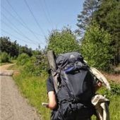 Allein im finnischen Wald