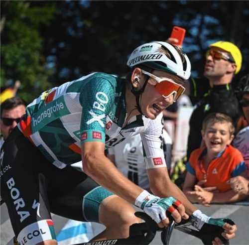 Lennard Kämna musste die Tour de France vorzeitig verlassen. picture alliance/dpa/BELGA | Jasper