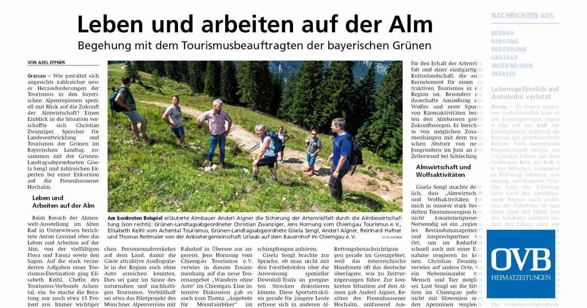  Leben und arbeiten auf der Alm - OVB Heimatzeitungen Bildidee 