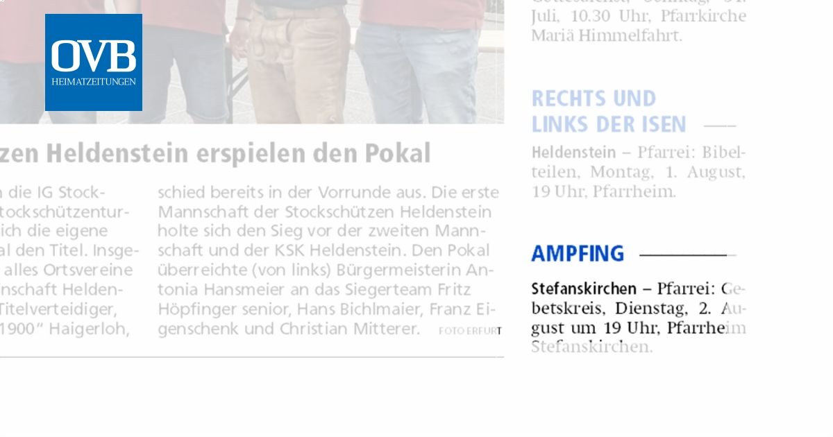 Ampfing OVB Heimatzeitungen