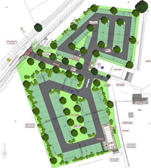 So sollen im Bereich des Aschauer Freibades die Parkplätze angeordnet werden.Foto Planungsgruppe Strasser Traunstein