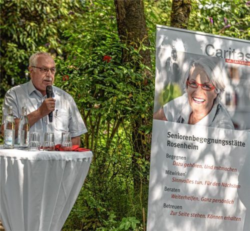 Weniger in die Vergangenheit schauen, den Blick vielmehr in die Zukunft richten, wollte Erwin Lehmann, Kreisgeschäftsführer der Caritas. Fotos Thomae