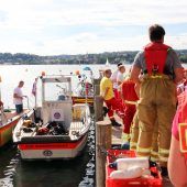 Schwimmer von Motorboot überfahren