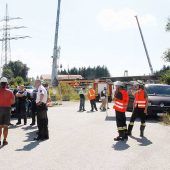 Durch Stromschlag schwer verletzt