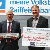 Bürgerstiftung übergibt Spende an Romed-Klinikum