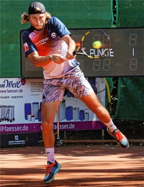 Alexandre Muller holte wichtige Punkte.Foto Bastian Rapp
