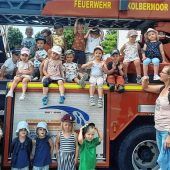 Künftige Floriansjünger fangen früh an zu üben