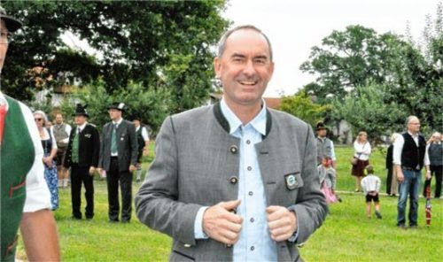 Bayerns Wirtschaftsminister Hubert Aiwanger hatte sichtlich Spaß an der Veranstaltung. Fotos Merk
