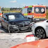 Vier Verletzte bei Zusammenstoß