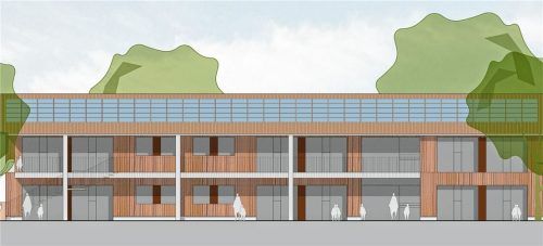 Der Entwurf von Architekt Bernd Püschel und Kollegen für die neue Eggstätter Kita. Rund fünf Millionen Euro sind dafür veranschlagt, Förderungen noch nicht eingerechnet. Püschel