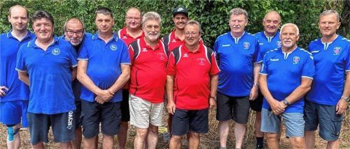 Die ersten drei Moarschaften bei der Endrunde der Kreisoberliga. Foto Albert Kamhuber