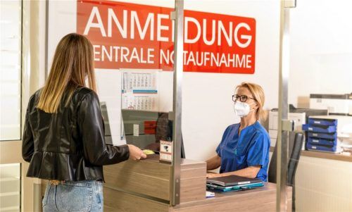 Eine ruhige Minute: die Zentrale Notaufnahme in Rosenheim. Foto Romed