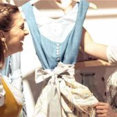 Drei Dirndl für die Jubiläums-Miss