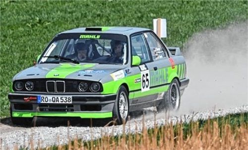 Josef Haagn/Andre Blank wurden mit BMW 318is Klassensieger bei der Rallye Labertal. Foto Haagn