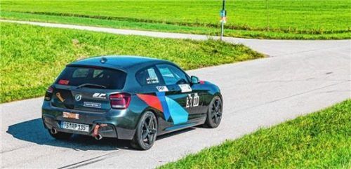 Josef Haag/Sandra Fellermair, BMW 135i, wurden Klassensieger und Dritte der Gesamtwertung.Foto KMG
