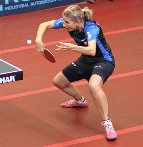 Kristin Lang wurde offiziell aus der Nationalmannschaft verabschiedet.Foto Gerhard Erlich