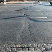 Nächtliche Sanierung der Fahrbahn